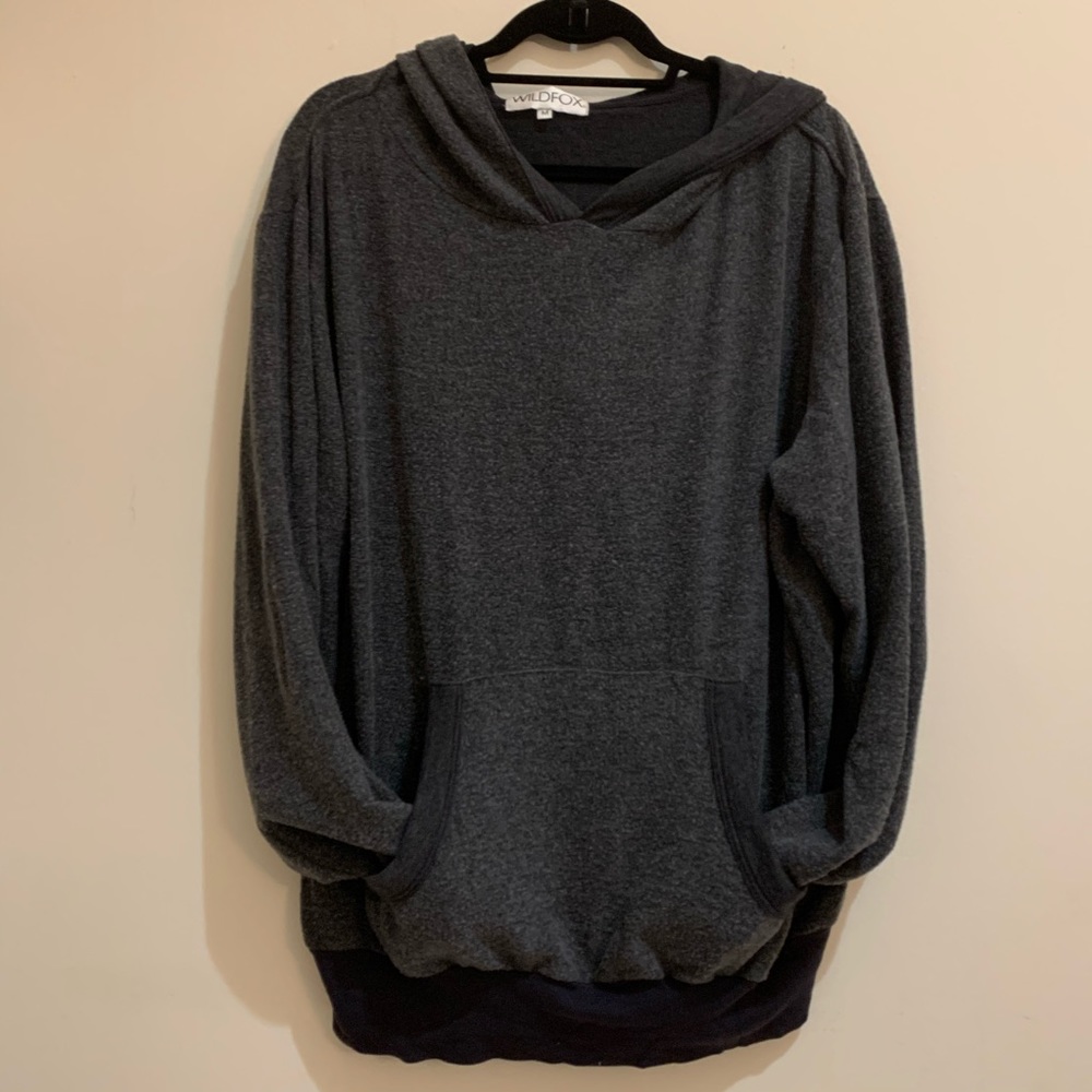 WILDFOX Inside-Out Hoodie Sweatshirt - Size M